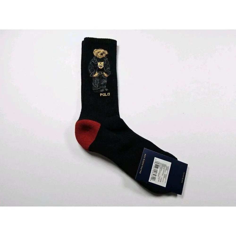 Polo Ralph Lauren Men's Polo Bear Tiger Socks Size 13-16